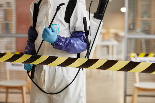 Professional Blood Cleanup technician working in Allamuchy, NJ